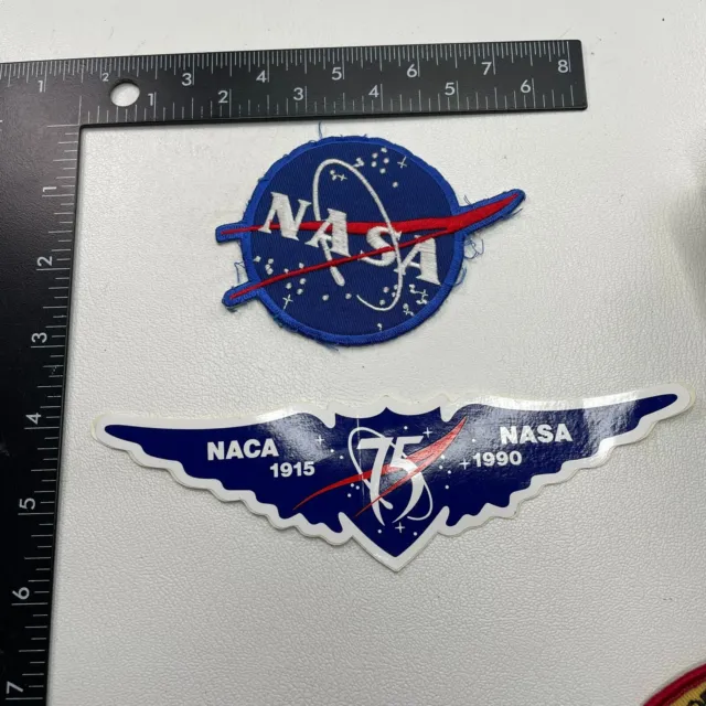 1 NASA Patch +1 NACA NASA 1915-1990 Sticker Decal 261D
