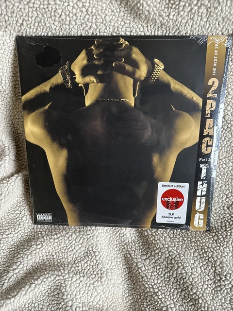 2PAC THE BEST of 2Pac Part 1: Thug 2 LP Opaque Gold Target Exclusif EUR ...