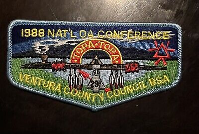 Topa Topa Lodge 291 Order of the Arrow OA Flap NOAC 1988