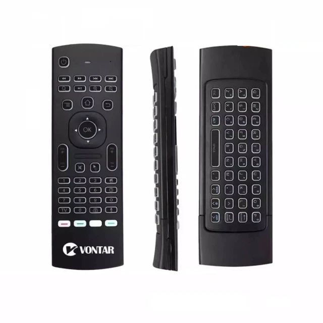 Backlit Air Mouse Smart Voice Remote Control 2.4G Wireless Android TV Keyboard