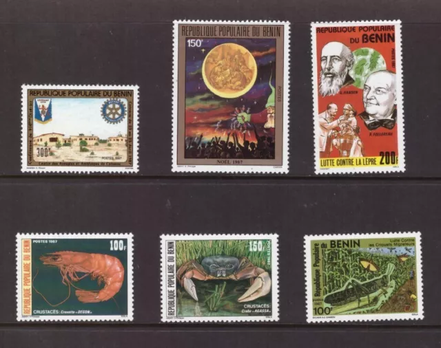 Benin 1987 selection MNH mint stamps