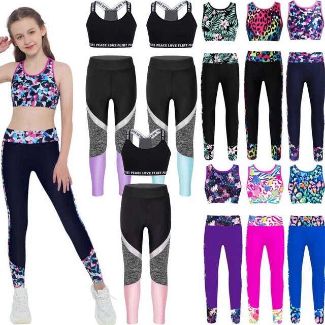 Maglietta canottiera canottiera allenamento yoga ragazze ginnastica set abbigliamento elegante