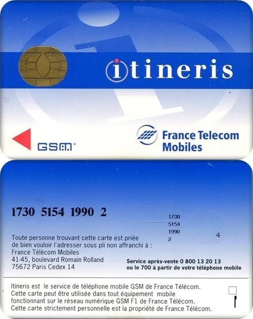 N°141 Telecard / Smart Card / Rare Gsm Card / Ttb-Luxe
