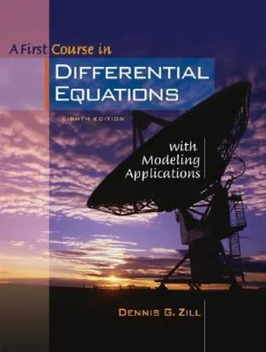 A First Course in Differential Equations with Modeling Applicatio
