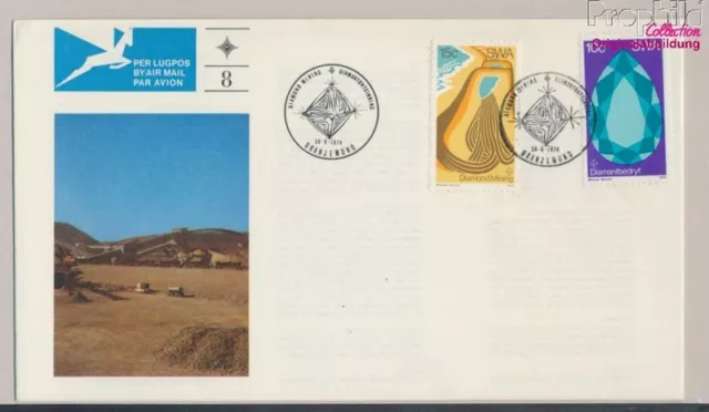 Namibia - África sudoccidental 399-400 (completa edición) sobres pri (10257203