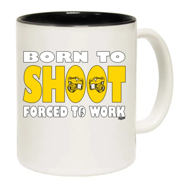 Born To Shoot - Funny Novelty Coffee Mug Mugs Cup - Gift Boxed