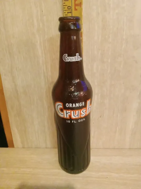 Brown 10oz ORANGE CRUSH BottleEvanston, ILL