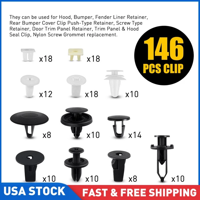 Chevrolet Buick Trim Clips 10 Pcs For GM Vinyl Top Roof Molding Trim ...