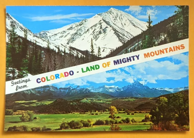 Postcard CO: Greetings from Colorado
