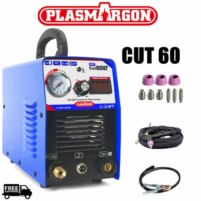 Plasma Cutter ICUT60 IGBT 60A HF Air Cutting Thickness 18mm Cut Machine 230V