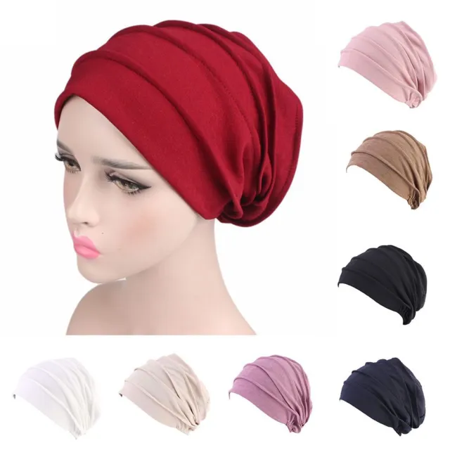Caps Hair Loss Headscarf Women Turban Hat Head Wrap Muslim Hijabs Chemo Hat