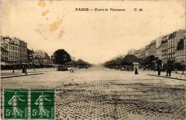 CPA AK PARIS 12th Cours de VINCENNES (673451)