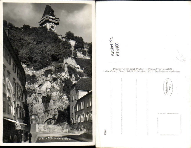 613460,Graz Schlossbergstiege Schlossberg pub Fritz Gratl