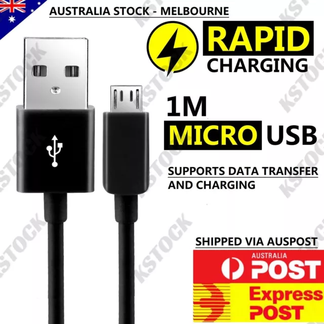 Micro USB Charger Cable for Samsung Galaxy S7 Edge S6 S5 S4 Tab3 Sony HTC LG