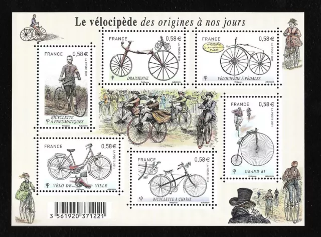 Bloc Feuillet 2011 N°F4555 Timbres France Neufs - Le Vélocipède