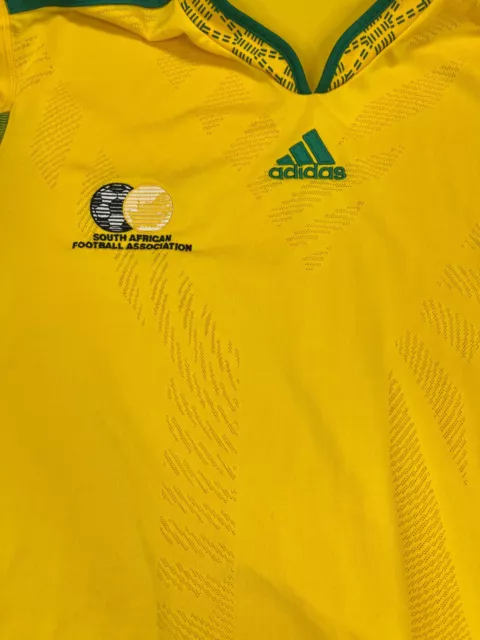 Südafrika Heimfussball-Shirt 2010/2011 Fussballtrikot Adidas Herren Grösse L 3