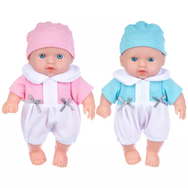 Newborn Lifelike Soft Silicone Baby Dolls Handmade Toddler Toy Accessories Set