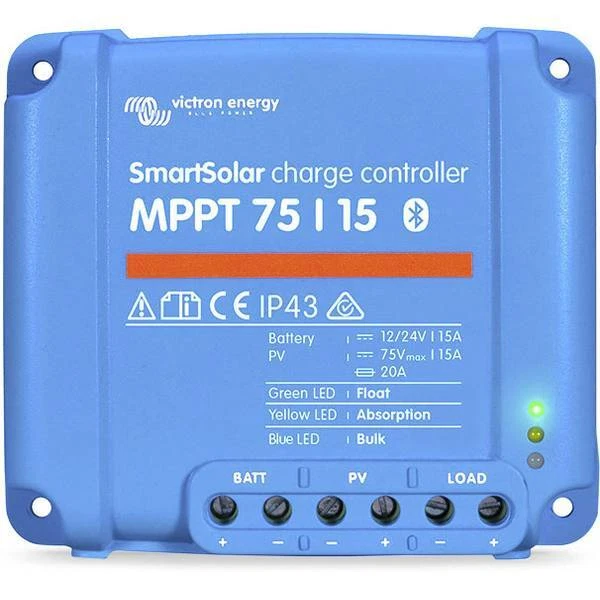 Victron Energy SCC075015060R Regolatore di carica MPPT 12 V, 24 V 15 A