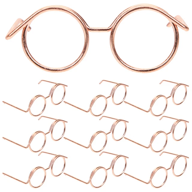 12 Pcs Mini Dolls Costume Eyewear Miniature Sunglasses Crafts