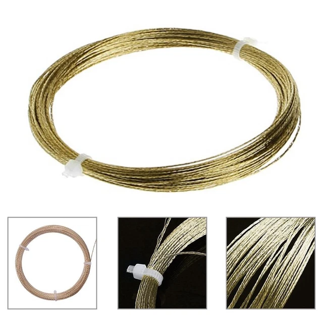22m lang und 0 8mm dickes Edelstahl Schneidekabel für Autoscheiben in Gold