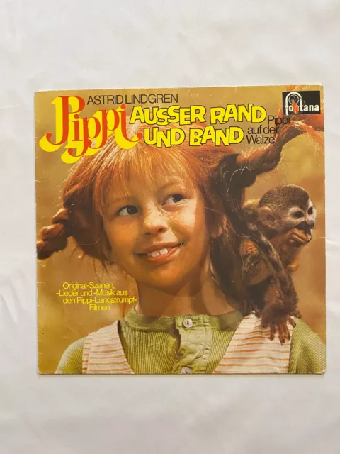 LP Pippi ausser Rand und Band / Pippi auf der Walze , Astrid Lindgren