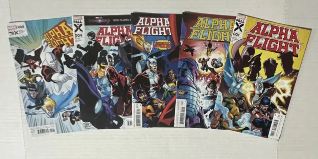 Marvel Comics: Alpha Flight Vol. 5 (2023) #1-5 Complete Set