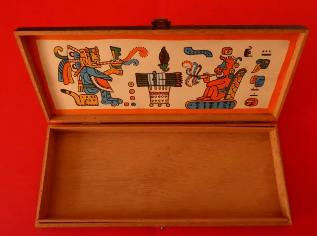 Caja de Puros Antigua Madera Old Cigar Box Boite a Cigares Zigarrenschachtel