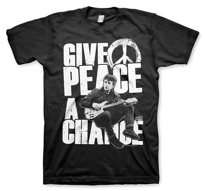 John Lennon Give Peace a Chance Official Mens T-Shirt