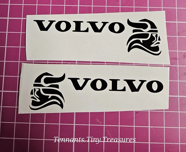 ÉCHELLE 114 Volvo Viking Decal X 2 Noir Camion RC (Tamiya, Volvo