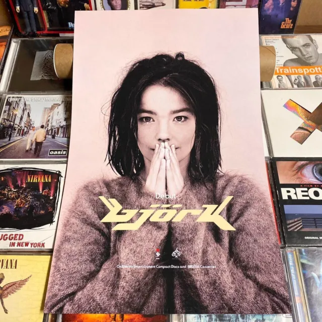 Bjork 'Debut' Promotional Album Poster