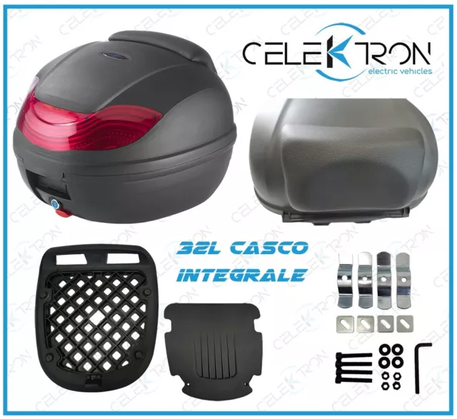 Bauletto Scooter Moto Universale Celektron 32L Casco Integrale