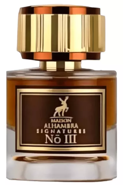 Signatures No III Perfume EDP Maison Alhambra 50ml Rich Niche Unisex Fragrance🥇