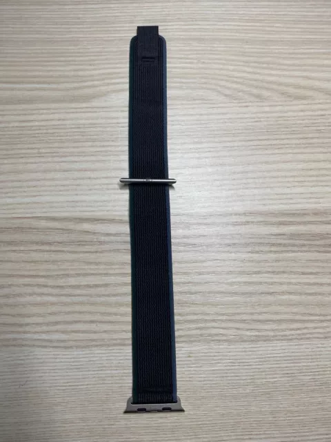 Genuine Apple Watch Ultra Blue/Black Trail Loop Strap 49mm M/L Size