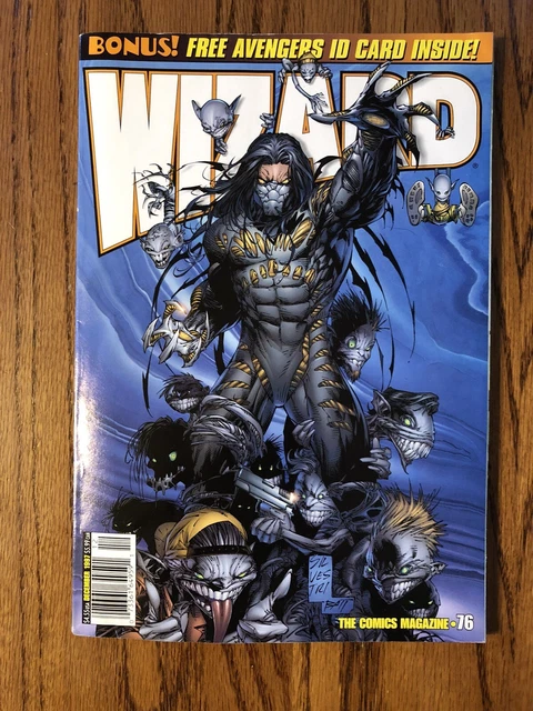 Wizard Comics Magazine Vol 1 No 76 Dec 1997 The Darkness Top Cow George Perez DC