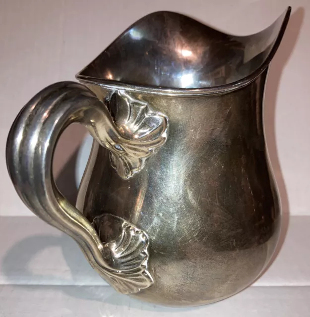 Rare Antique Gorham Sterling Silver Pitcher A4818 1 5/8 Pint Montgomery Bros Elk