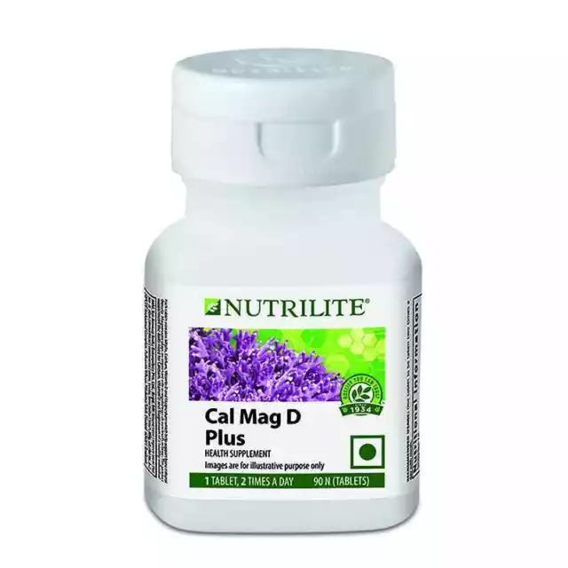 2x AMWAY NUTRILITE Cal Mag D Plus 90 tablet vitamin D magnisium calcium EX-02/25