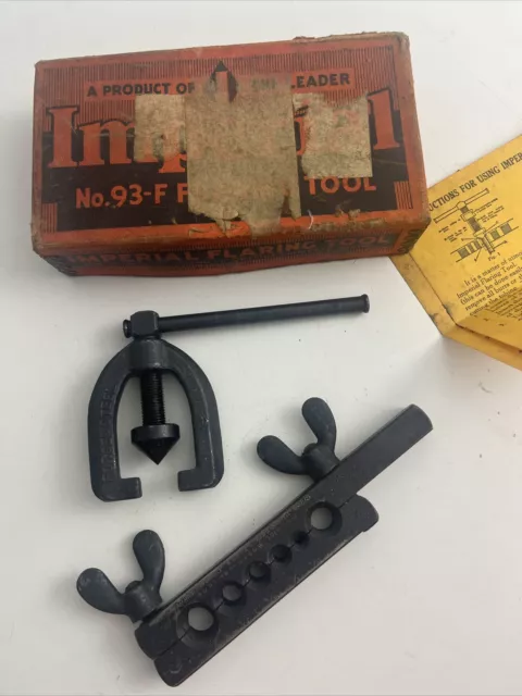 Imperial Brass Mfg No. 93-F Flaring Tool with Box