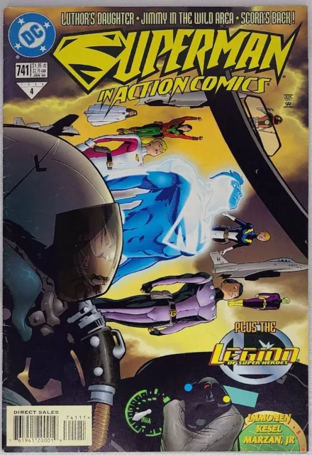 Action Comics 741 DC 1998 5.0 VG/FN Superman Blue Legion of Superheroes