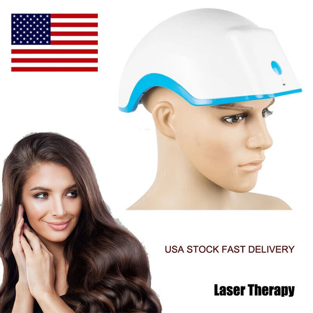 Hair Loss Therapy Growth Helmet Regrowth Cap Laser Treatment 640-678nm TOP