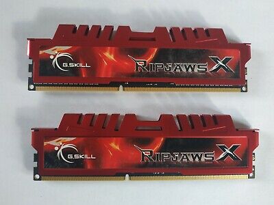 KIT RAM G.SKILL RIPJAWS X 8go 8gb 2 x 4go 4GB 1600mhz F3-12800CL9D-8GBXL DDR3