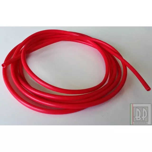 Tuyau tube flexible PVC résistance chaleur Gaine couleur Rouge diamètre 4 mm