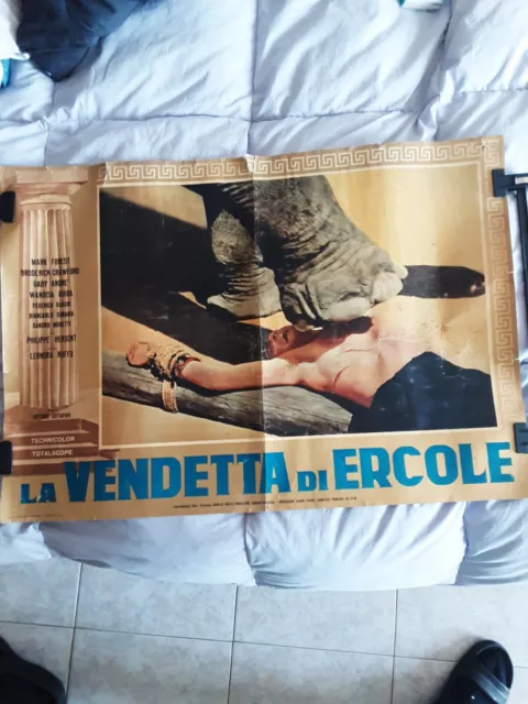 Locandina Cinematografica La Vendetta Di Ercole 1960