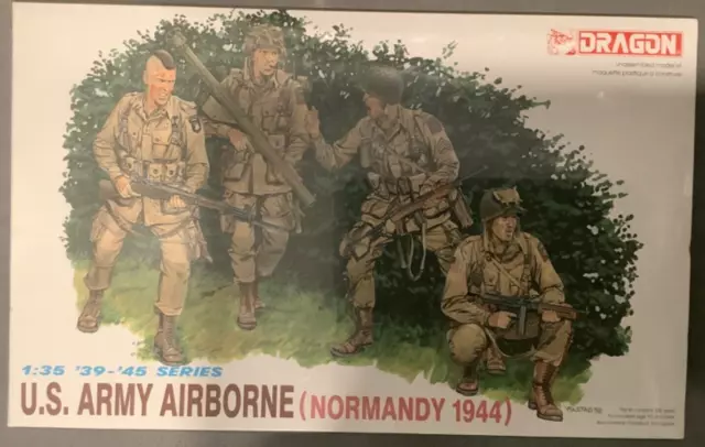 Dragon 6010 U.S. Army Airborne Normandy 1944 1/35 Scale Model Kit '39 - '45 1:35