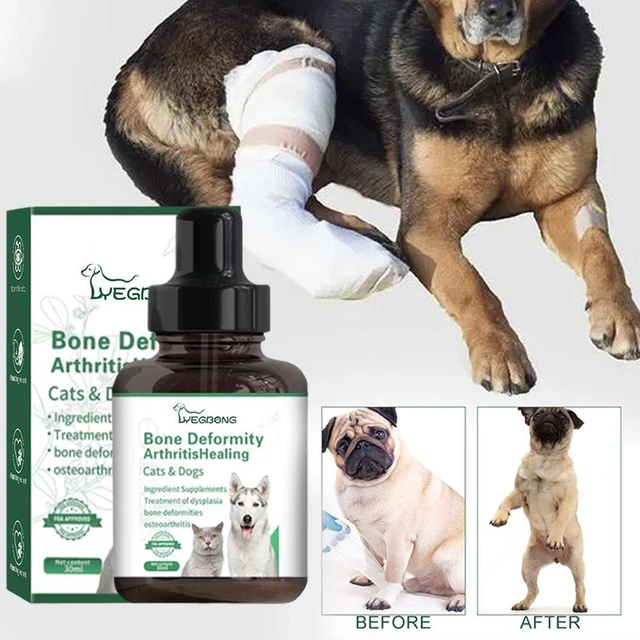 Pet Joint Repair Drops For Dogs, Cats,Cats Body Joint Care Pain-UK Relief J0U4