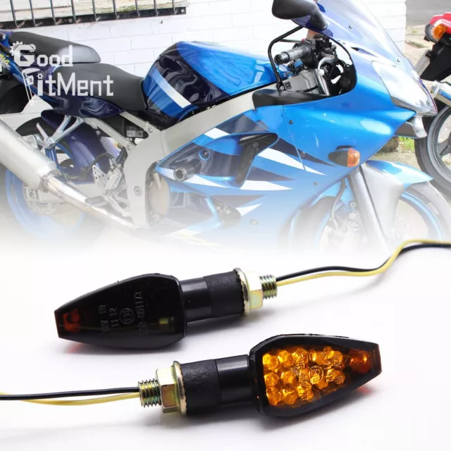 Motorrad Blinker Licht E-GeprüFt Für Kawasaki ZX600 ZX1000 Ninja ZX-6R ZX-10R