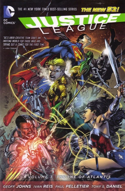Justice League New 52 Vol 3 Throne Of Atlantis Softcover TPB Graphic Novel