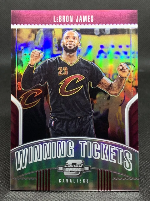2018-19 Panini Contenders Optic Lebron James #20 Winning Tickets Silver Sp