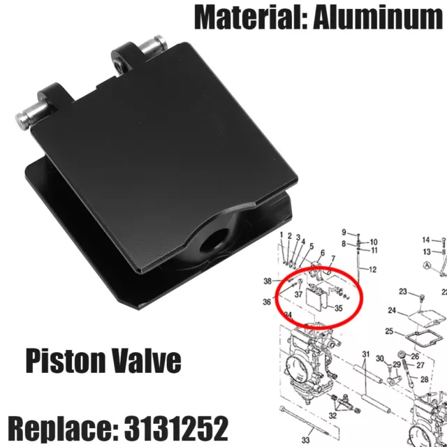 Carb Aluminum Piston Valve For Polaris Snowmobile 3131252 Slide Idle Adjust Kit
