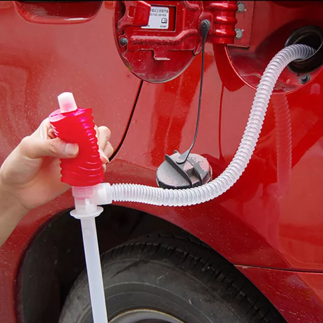 Manual Siphon Water Pump Car Truck Fuel Oil Gasoline Diesel Transfer Pump To GF