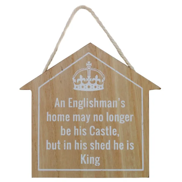 SHED SIGN Mancave shabby Chic -  Home Wall Plaque Decor  GIFT for Him man dad